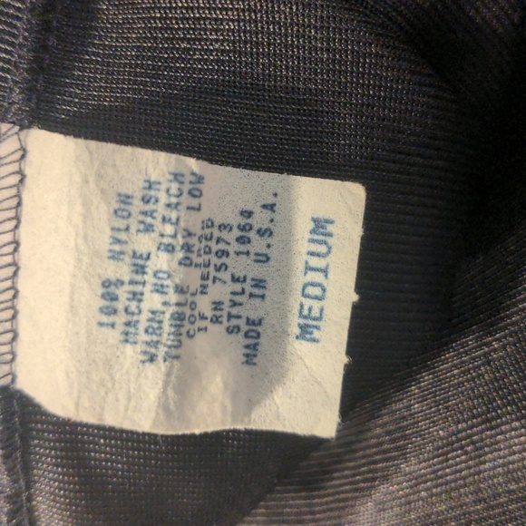 Vintage 80s Black Negligee Long Sheer Floral Art Deco Maxi Peignoir SZ M - Picture 8 of 8